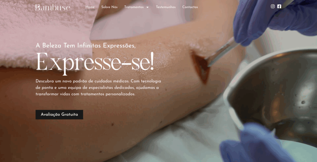 Bambuse.pt (clínica líder no Porto, Portugal) — projeto de web design e SEO desenvolvido pela WonderAds, agência líder em SEO e Web em Portugal.